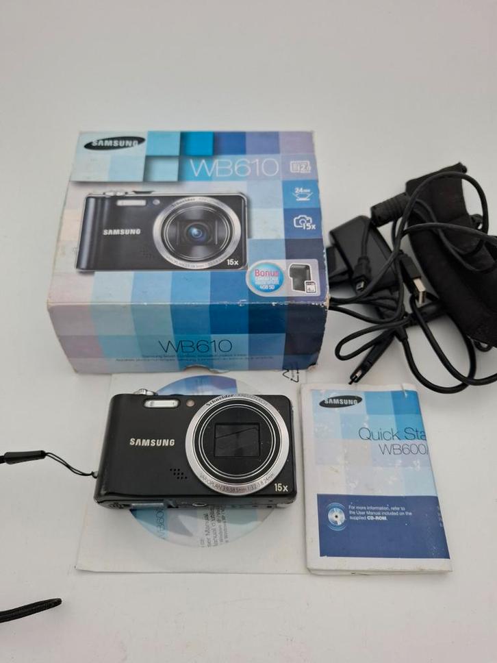 Samsung WB610 Digitale Camera - 12MP, Audio, Tv en Foto, Fotocamera's Digitaal, Gebruikt, Compact, Samsung, 8 keer of meer, Ophalen of Verzenden