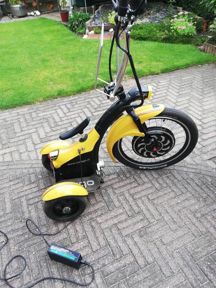 QUGO elektrische fiets met drie wielen., Fietsen en Brommers, Brommers | Tomos, Gebruikt, Overige modellen, Ophalen