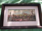 schilderijtje stadsgezicht praag, Antiek en Kunst, Ophalen of Verzenden