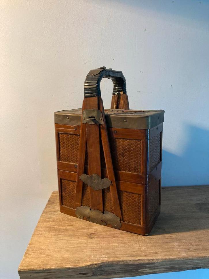 Chinese Bruidsschat Mand - Huwelijksmand Antiek, Antiek en Kunst, Antiek | Overige Antiek, Ophalen of Verzenden