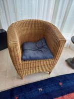 stoel rotan, Huis en Inrichting, Stoelen, Riet of Rotan, Gebruikt, Bruin, Eén