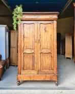 Antieke brocante grenen Biedermeier meidenkast vintage kast, Ophalen of Verzenden