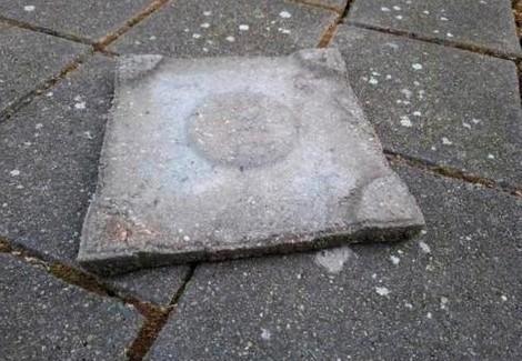 Dakterras/ drianage/ halve stoeptegel +/- 165 stuks, Doe-het-zelf en Verbouw, Tegels, Zo goed als nieuw, Vloertegels, 10 m² of meer