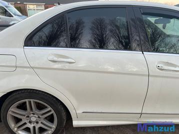 MERCEDES C KLASSE W204 WIT 650 rechts achter deur 2007-2011 beschikbaar voor biedingen