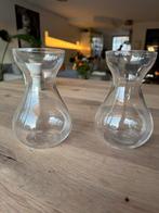 2 Bollenvaasjes voor Hyacinten - Goede Staat, Ophalen, Overige kleuren, Minder dan 50 cm, Glas