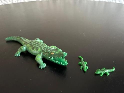 Playmobil Alligator met baby – 70358 (set 2, totaal 2 sets), Kinderen en Baby's, Speelgoed | Playmobil, Zo goed als nieuw, Complete set