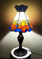 Tiffany lamp glas in lood brons H 50 Vintage😍✨💑💎🎁, Ophalen of Verzenden