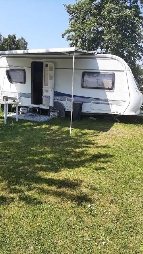 **Hobby caravan 540 ul excellent + mover + fietsendrager**, Caravans en Kamperen, Caravans, Particulier, tot en met 4, 1000 - 1250 kg