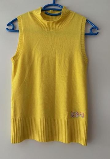Iceberg - pullunder/sweater - XS - geel + tas - zgan beschikbaar voor biedingen