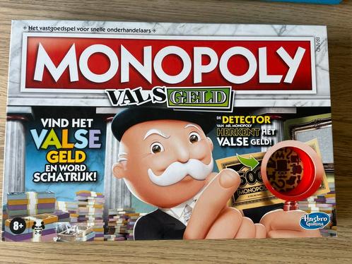 Monopoly Vals Geld Editie, Hobby en Vrije tijd, Gezelschapsspellen | Bordspellen, Zo goed als nieuw, Ophalen of Verzenden