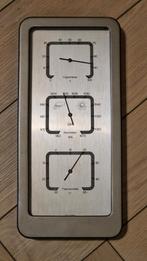 Weerstation Duits: Hygrometer, Barometer, Thermometer, Ophalen of Verzenden, Gebruikt, Binnenthermometer