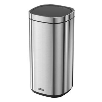Desq Prullenbak Touch RVS Softclose 50 Liter Zilvergrijs beschikbaar voor biedingen