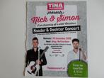 Nick en Simon concert aankondiging uit tijdschrift. 2015., Ophalen of Verzenden, 1980 tot heden, Nederland, Knipsel(s)