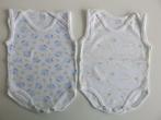 2 Hema rompertjes wit blauw en geel met beertjes maat 62/68, Nacht- of Onderkleding, Gebruikt, Jongetje of Meisje, Ophalen of Verzenden