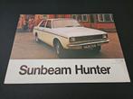 Brochure Sunbeam Hunter 1973, Ophalen of Verzenden, Zo goed als nieuw