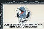 Sticker: Ouwehands Dierenpark - Laat de dieren ook eens..., Verzenden, Zo goed als nieuw, Dier en Natuur