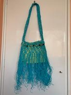 Blauwe Schoudertas Ibiza style, Sieraden, Tassen en Uiterlijk, Tassen | Damestassen, Ophalen of Verzenden, Nieuw, Blauw, Schoudertasje
