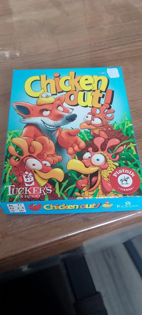Chicken Out! - Leuk gezelschapsspel, Zo goed als nieuw, Vijf spelers of meer, Reisspel, Ophalen