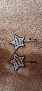 Kapstokhaakjes lief lifestyle stoer grijs sterren, Ophalen of Verzenden, Zo goed als nieuw, Wanddecoratie