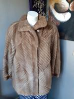 Geweldige echte bruine mink bontjas bont jas bontmantel XXL, Ophalen of Verzenden, Zo goed als nieuw, Maat 46/48 (XL) of groter