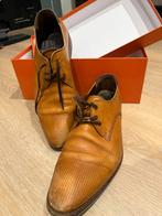Floris van Bommel Schoenen - Gedragen, Kleding | Heren, Schoenen, Bruin, Verzenden, Gedragen, Veterschoenen
