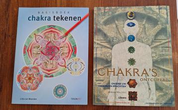 Basis boek chakra tekenen en Chakra's 's ontcijferd beschikbaar voor biedingen