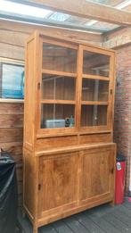 Teakhout kast, Huis en Inrichting, Kasten | Buffetkasten, Ophalen, Gebruikt, 100 tot 150 cm, Teakhout