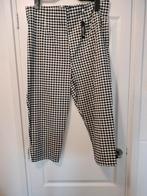 7/8 elastische Broek Pepita Ruit - Maat 4XL, Verzenden, Zwart, Maat 46/48 (XL) of groter, Nieuw