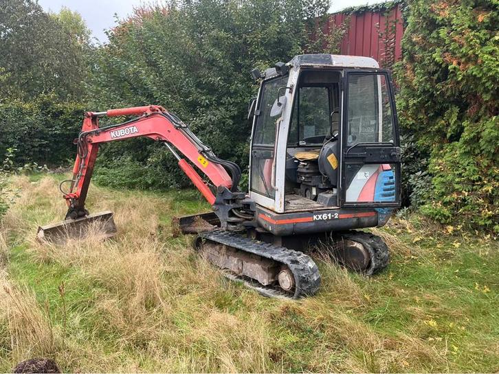 1998 Kubota KX61-2 Minigraafmachine, Zakelijke goederen, Machines en Bouw | Kranen en Graafmachines, Graafmachine