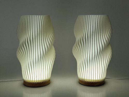 tafellampen "Swirl" led, Huis en Inrichting, Lampen | Tafellampen, Nieuw, Minder dan 50 cm, Hout, Kunststof, Verzenden
