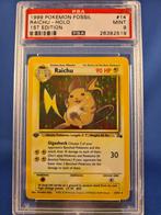 Raichu 14/62 - Fossil (1st edition) (PSA 9), Verzenden, Gebruikt
