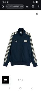 Official Oasis 25 Adidas Indigo Black of Blue Tour Jacket, Blauw, Ophalen of Verzenden, Adidas, Algemeen