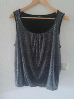 Blouse - M&S Mode - Maat 44 - B16, Kleding | Dames, Grote Maten, Ophalen of Verzenden, Zo goed als nieuw, Zwart, Blouse of Tuniek