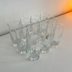 Mooie retro achthoekige glazen (11 stuks), Verzamelen, Ophalen of Verzenden, Zo goed als nieuw, Overige typen