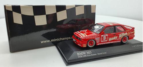 Minichamps BMW M3 DTM Avus 1988 #9, Hobby en Vrije tijd, Modelauto's | 1:43, Nieuw, Auto, MiniChamps, Ophalen of Verzenden