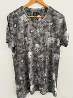 Rockerbox T-shirt - Grijs met print, Kleding | Heren, Ophalen of Verzenden, Zo goed als nieuw, Maat 52/54 (L), Grijs