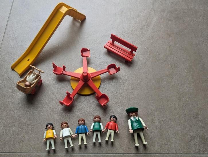 Vintage Playmobil 3416 speeltuin (1981), Kinderen en Baby's, Speelgoed | Playmobil, Zo goed als nieuw, Complete set, Ophalen