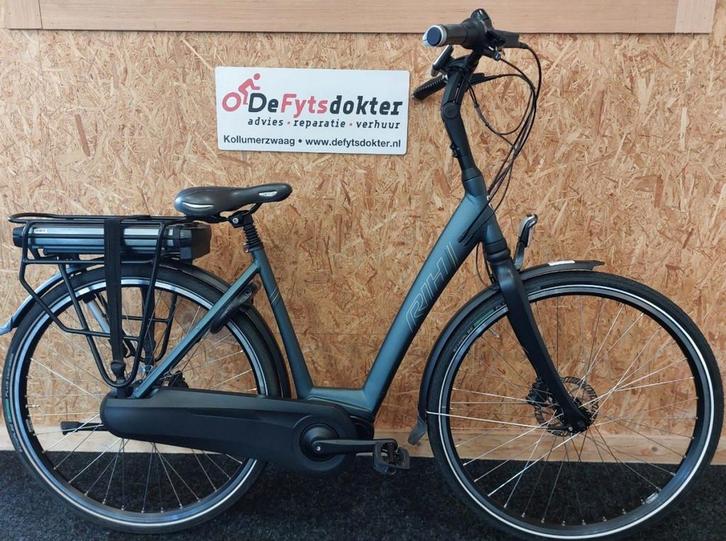 RIH X-Omega 3 Lage instap Mat Petrol 49cm 2024, Fietsen en Brommers, Elektrische fietsen, Gebruikt, Overige merken, 47 tot 51 cm