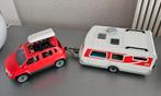Playmobil auto met caravan, Kinderen en Baby's, Speelgoed | Playmobil, Ophalen, Zo goed als nieuw