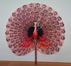 Prachtige grote Waaier - Pauw (van papier en hout), Huis en Inrichting, Woonaccessoires | Wanddecoraties, Ophalen of Verzenden
