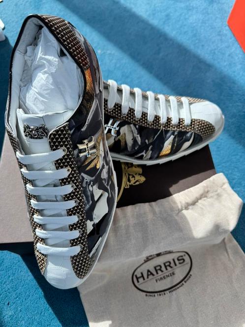 NIEUW Harris Sneaker UK9.5 Bianco Dessert Camouflage Gold, Kleding | Heren, Schoenen, Zo goed als nieuw, Verzenden