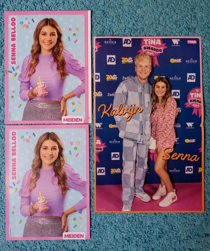 Senna Bellod posters tina meiden, Verzamelen, Posters, Nieuw, Film en Tv, Rechthoekig Staand, Ophalen of Verzenden