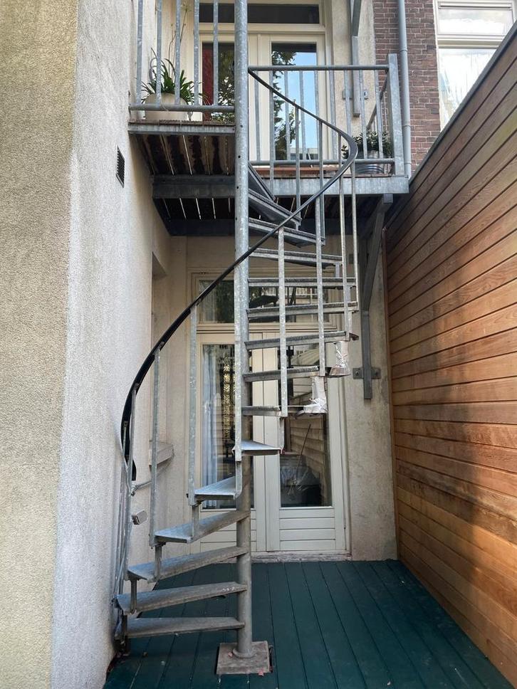 Trap gegalvaniseerd spiltrap, Doe-het-zelf en Verbouw, Ladders en Trappen, Zo goed als nieuw, Ophalen
