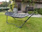 Hangmat met sterk frame, Tuin en Terras, Ophalen of Verzenden, Zo goed als nieuw