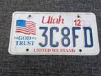 Kentekenplaat USA Utah nummerbord Nummerplaat License plate, Verzamelen, Ophalen of Verzenden, Gebruikt, Auto's
