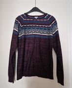 Trui ovs maat m paars blauw gebreid Scandinavisch 38, Ophalen of Verzenden, Zo goed als nieuw, Maat 38/40 (M), Blauw