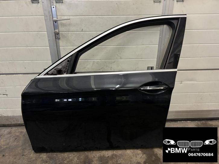 Deur LV Bmw 5-Serie F10 F11 black sapphire 475, Auto-onderdelen, Carrosserie en Plaatwerk, Deur, BMW, Voor, Links, Gebruikt, Ophalen of Verzenden