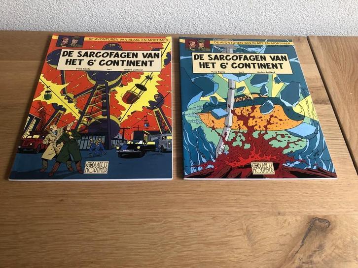 Blake en Mortimer 2x Sarcofagen 6e Continent SC 2003/2004, Boeken, Stripboeken, Nieuw, Complete serie of reeks, Ophalen of Verzenden
