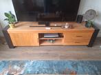 TV meubel blank eiken, Huis en Inrichting, Kasten | Televisiemeubels, Ophalen, Gebruikt, Eikenhout, 200 cm of meer