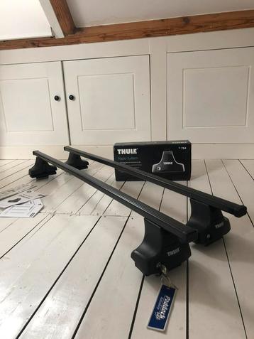 Thule rapid system 754 + squarebars + evt kitset 1266  beschikbaar voor biedingen